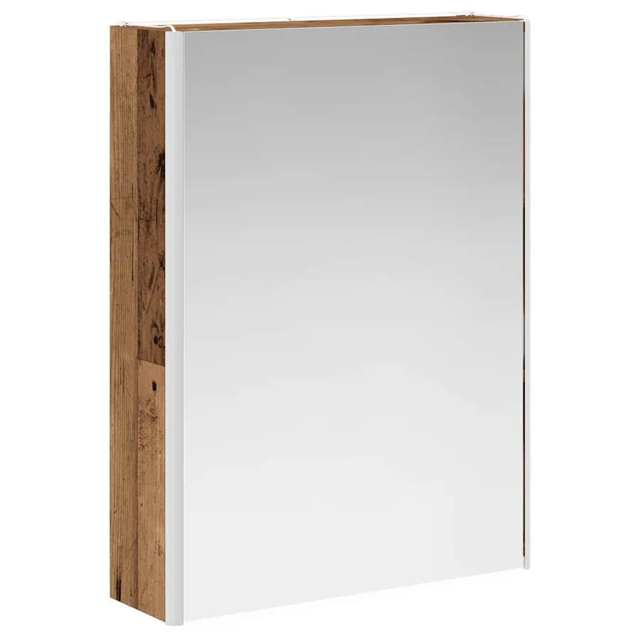 Ensemble de mobilier de salle de bain 5 pcs Bois ancien - 7