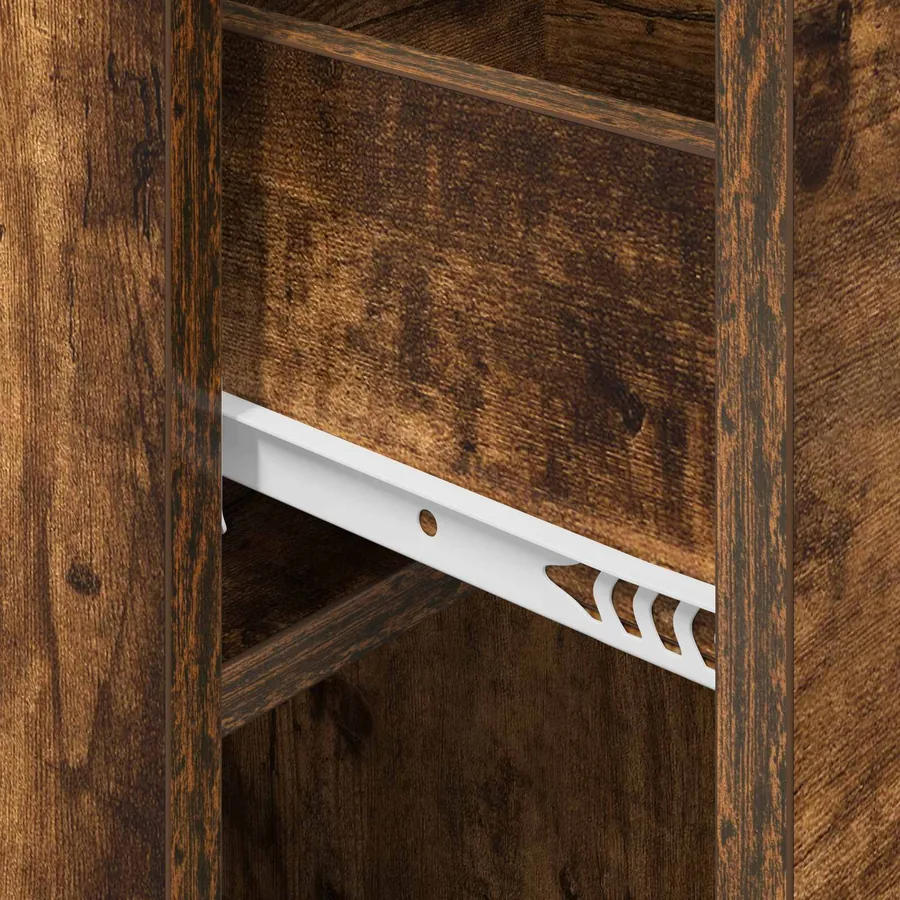Armoire de lit 2 pcs Chêne fumé 29 x 31,5 x 49 cm - 11