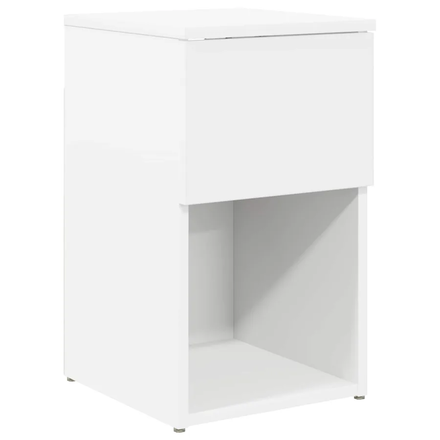 Armoire de lit Blanc 29 x 31,5 x 49 cm Bois d'ingénierie - 2