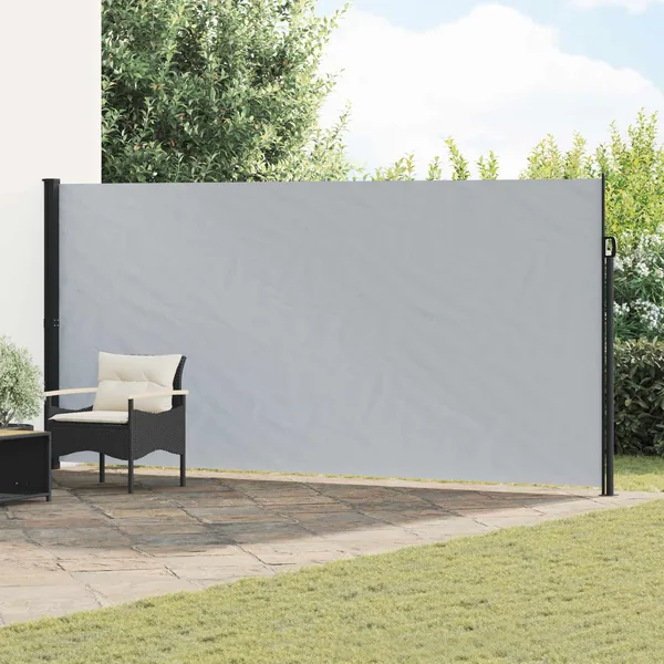 Store latéral rétractable Gris 300 x 200 cm Polyester