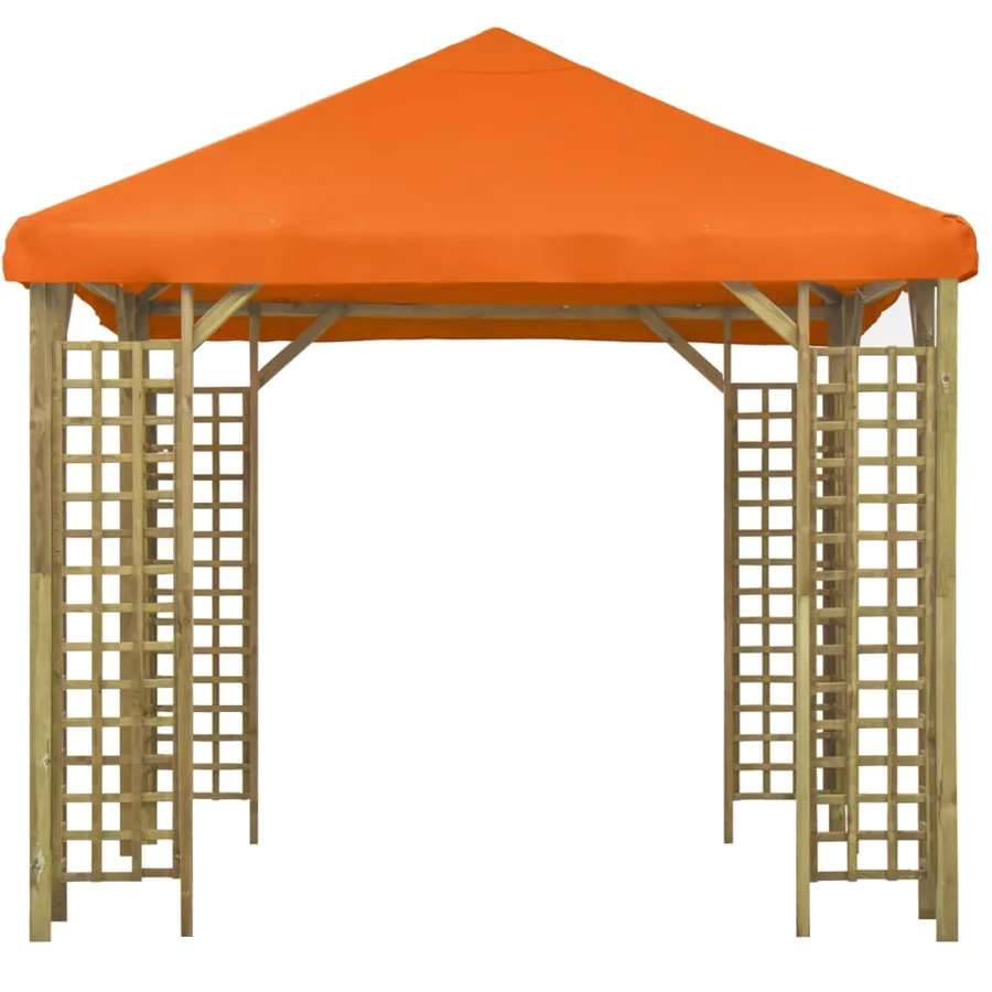 Belvédère 3x3 m Orange - 2