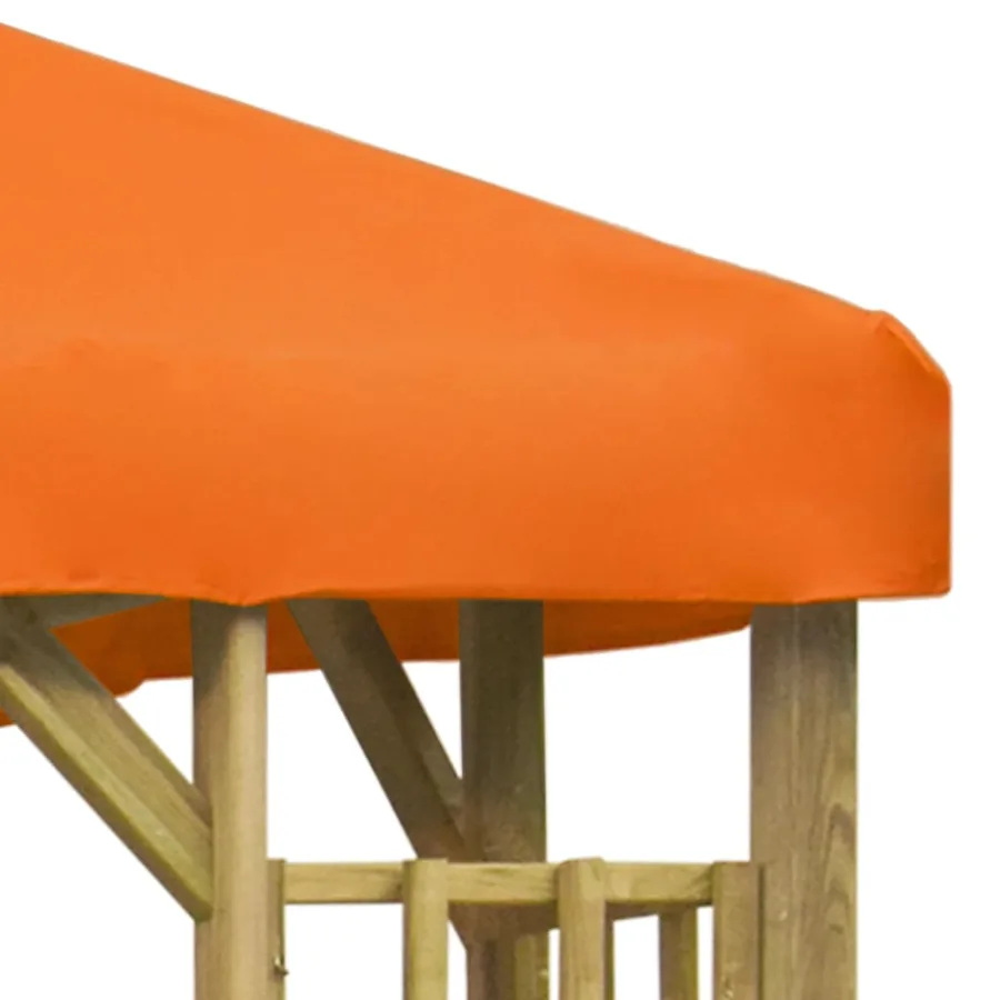 Belvédère 3x3 m Orange - 3