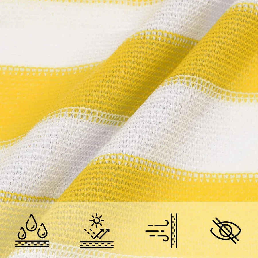 Voile d'ombre 3 x 4 x 4 m HDPE - 4