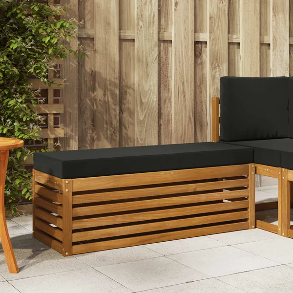 Banc de jardin pliant Bois d'Acacia Massif Naturel