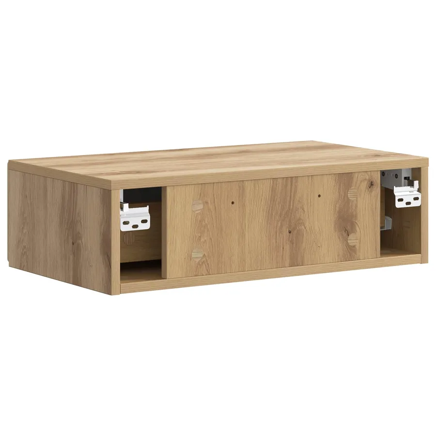 Table d'appoint murale 59 x 34,5 x 17 cm Bois d'ingénierie - 7