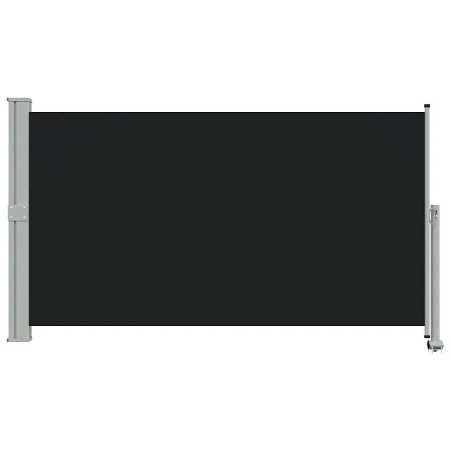 Auvent latéral rétractable de patio 140 x 300 cm Noir - 4