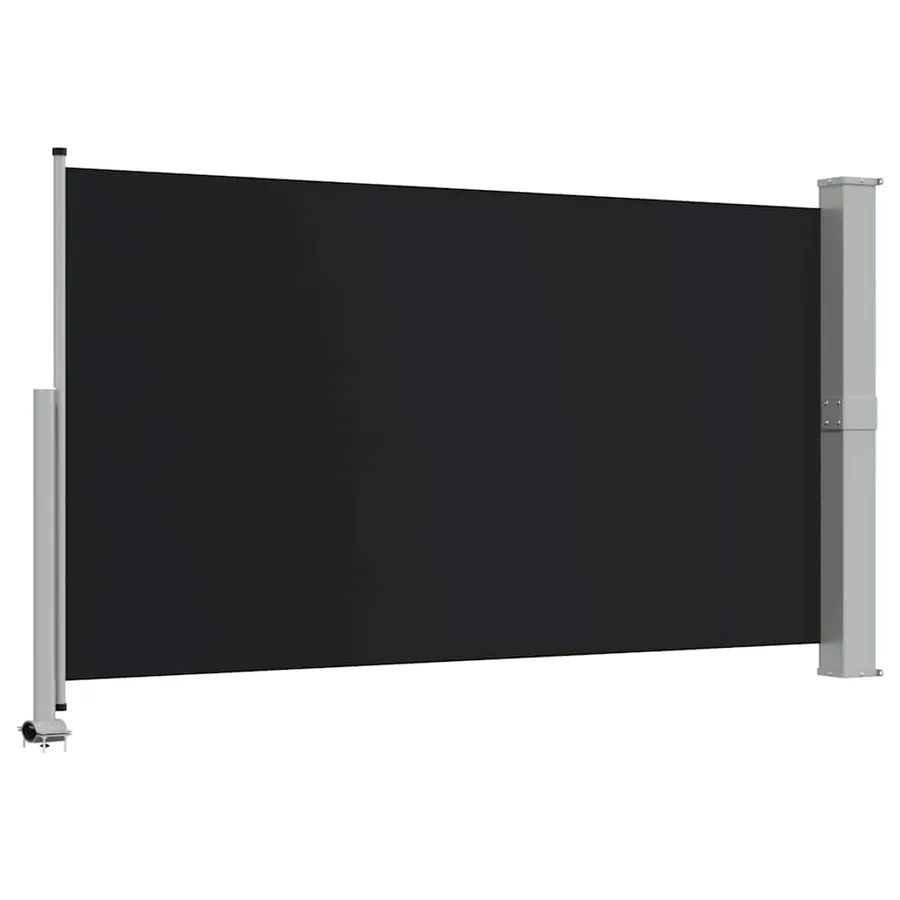 Auvent latéral rétractable de patio 140 x 300 cm Noir - 7