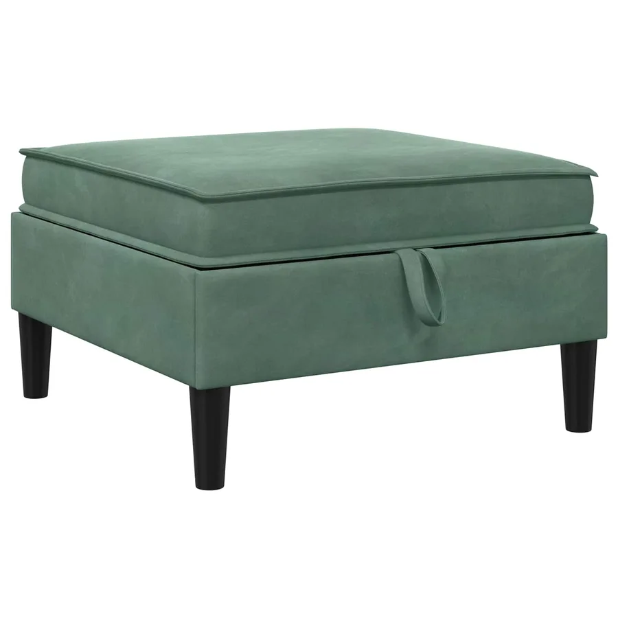 Ensemble de meubles pour le salon 4 pcs Vert Mer Velours - 6