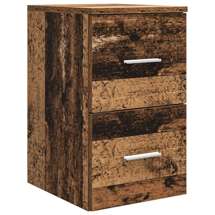 Ensemble de mobilier de salle de bain 4 pcs Bois ancien - 6