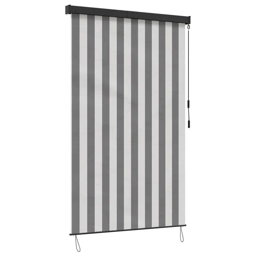Store enrouleur Anthracite et blanc 60 x 250 cm - 2