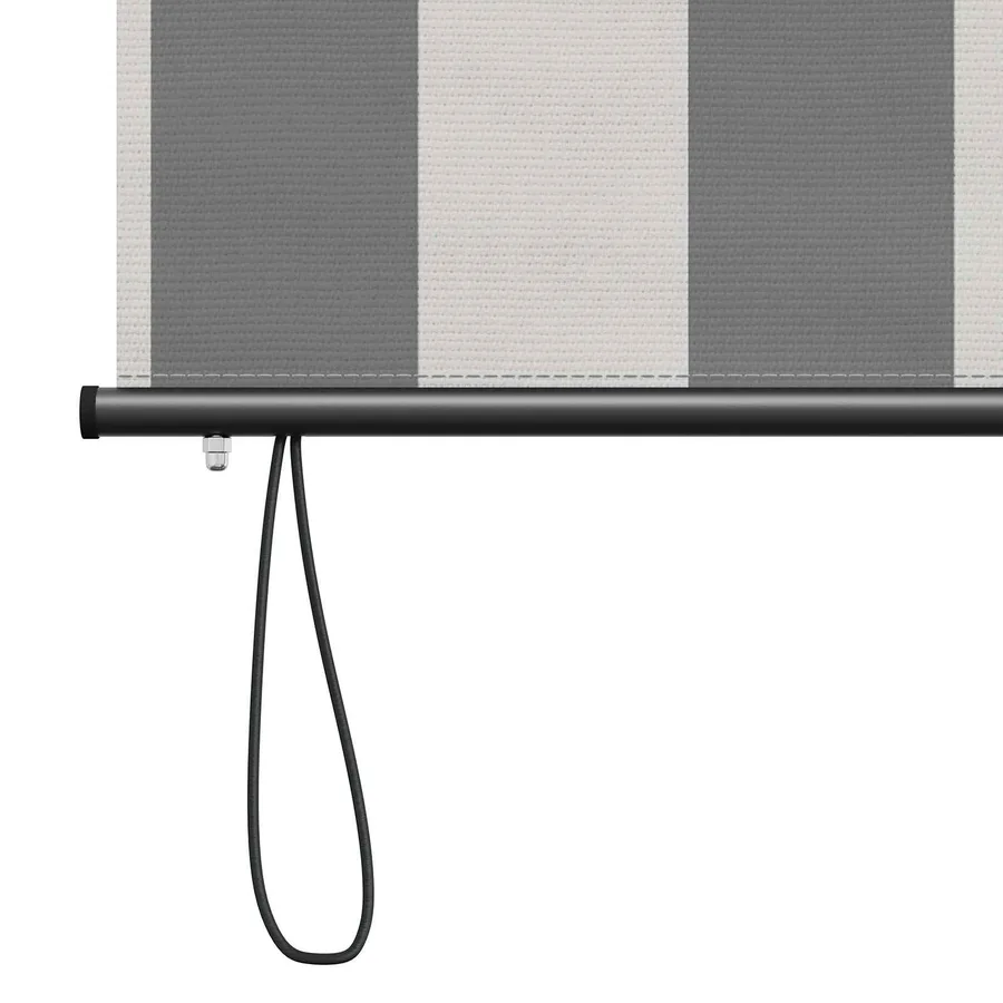 Store enrouleur Anthracite et blanc 60 x 250 cm - 6
