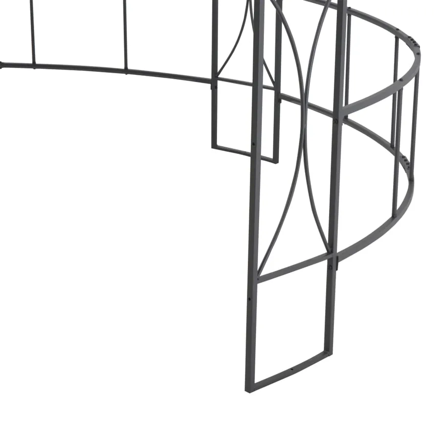 Belvédère 300 x 290 cm Anthracite Rond - 5