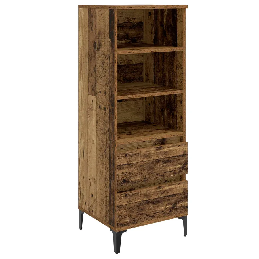 Haut Armoire Bois ancien 40 x 36 x 110 cm Bois d'ingénierie