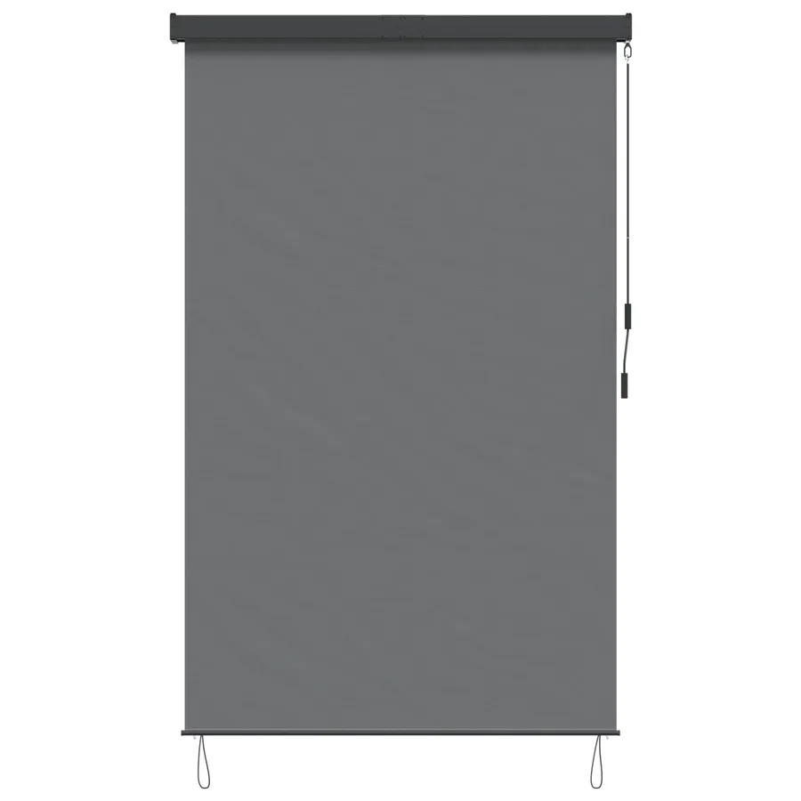 Store enrouleur Gris clair 100 x 250 cm Tissu et Aluminium - 4