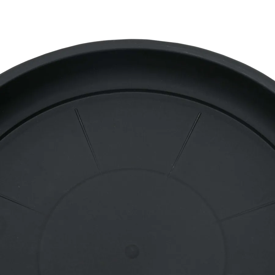 Pots de plantes 6 pcs Noir Ø 39 x 32 cm Plastique - 10