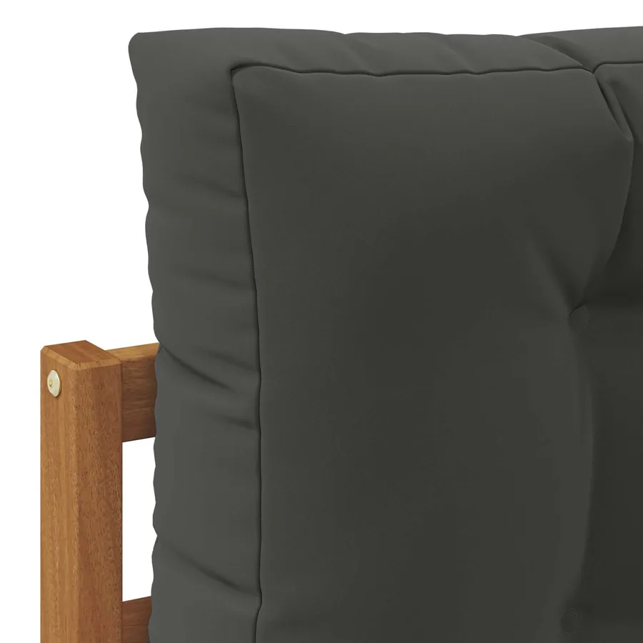 Ensemble de canapés d'extérieur 6 pcs Naturel et Anthracite - 6