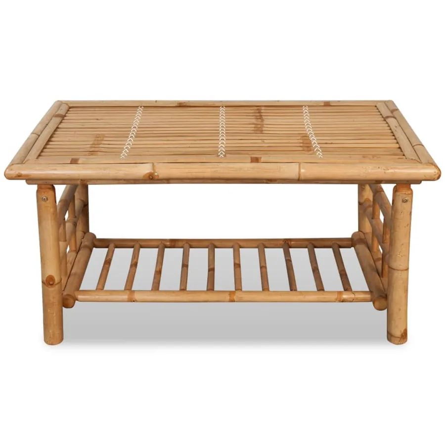 Salon de jardin 4 pcs avec coussins Bambou - 10