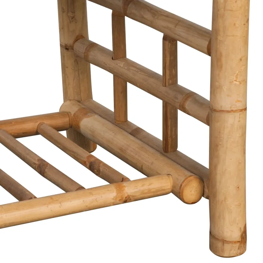 Salon de jardin 4 pcs avec coussins Bambou - 12
