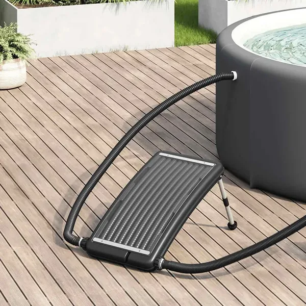 Panneau de chauffage solaire de piscine incurvé 72,5x46 cm