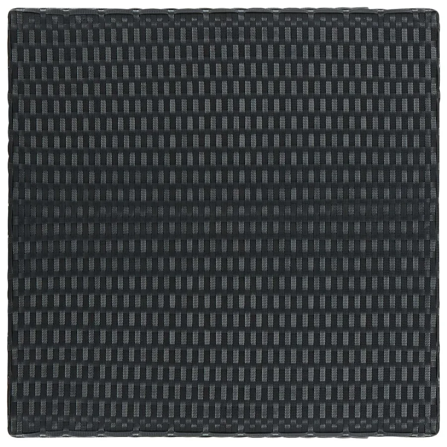 Ensemble de bar d'extérieur 5 pcs accoudoir Résine tressée Noir - 13
