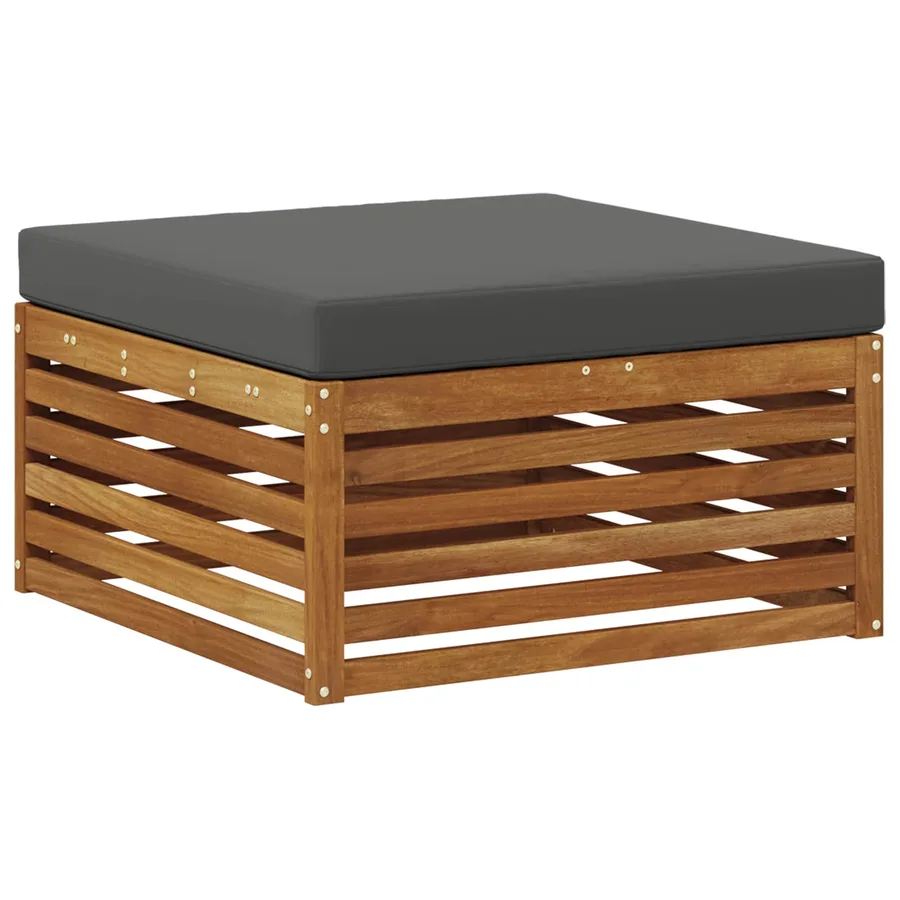 Ensemble de canapés d'extérieur 8 pcs Naturel et Anthracite - 5