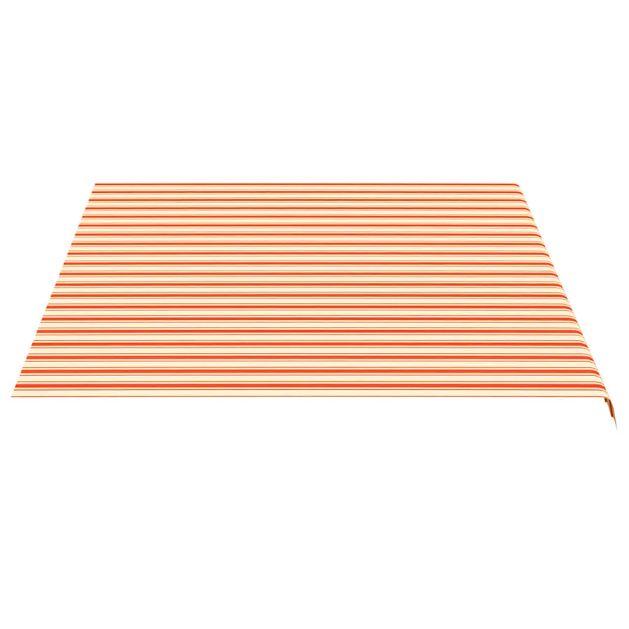 Tissu de remplacement pour auvent jaune et orange 4,5x3,5 m polyester - 4