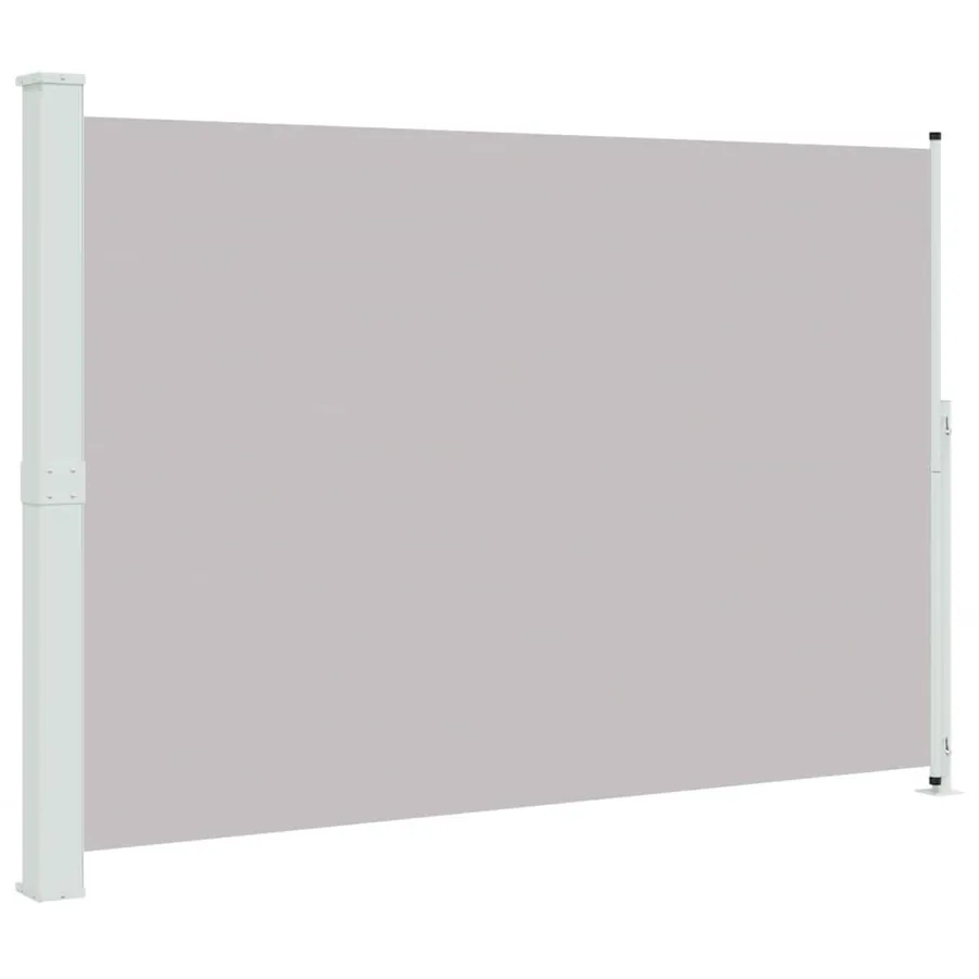 Auvent latéral rétractable de patio 200x300 cm Gris - 2