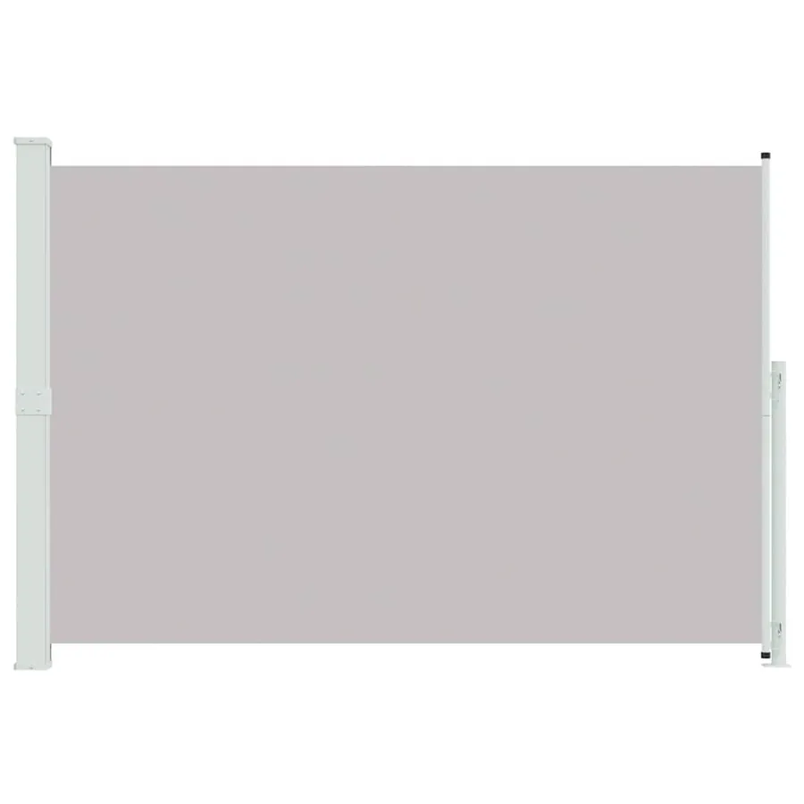 Auvent latéral rétractable de patio 200x300 cm Gris - 4