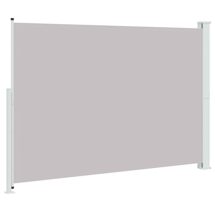Auvent latéral rétractable de patio 200x300 cm Gris - 6