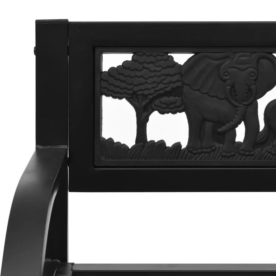 Banc de jardin pour enfants 86 cm acier - 5