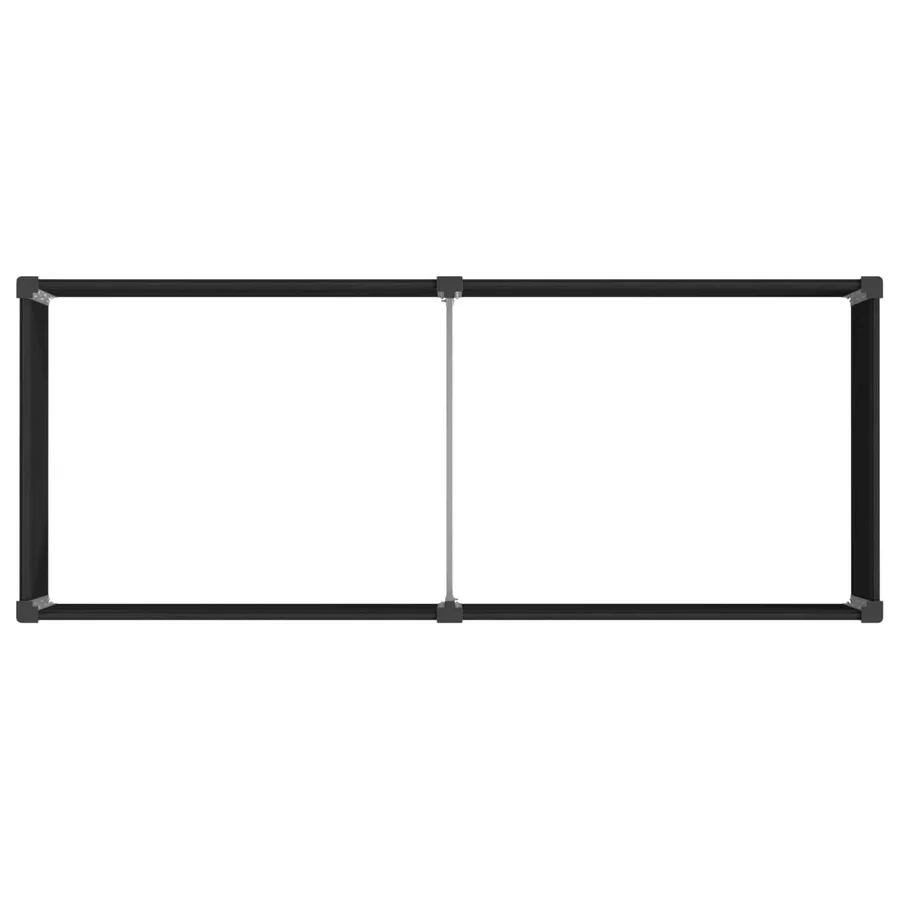 Jardinière surélevée Noir 250 x 100 x 54 cm - 5