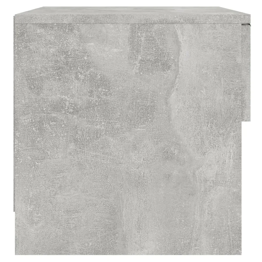 Tables de chevet 2 pcs Gris béton Bois d'ingénierie - 5