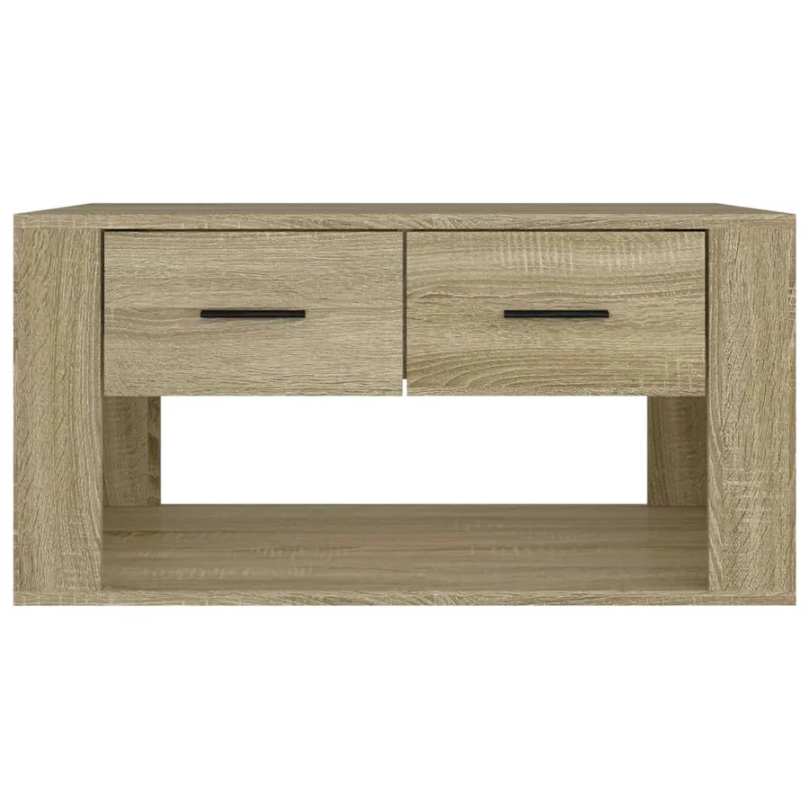 Table basse Chêne sonoma 80x50x40 cm Bois d'ingénierie - 6