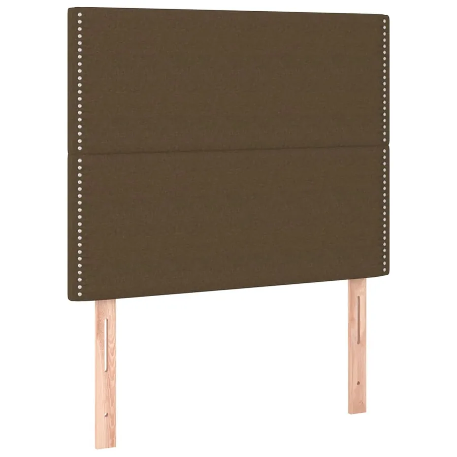 Sommier à lattes de lit avec matelas Marron foncé 90x190 cm - 6