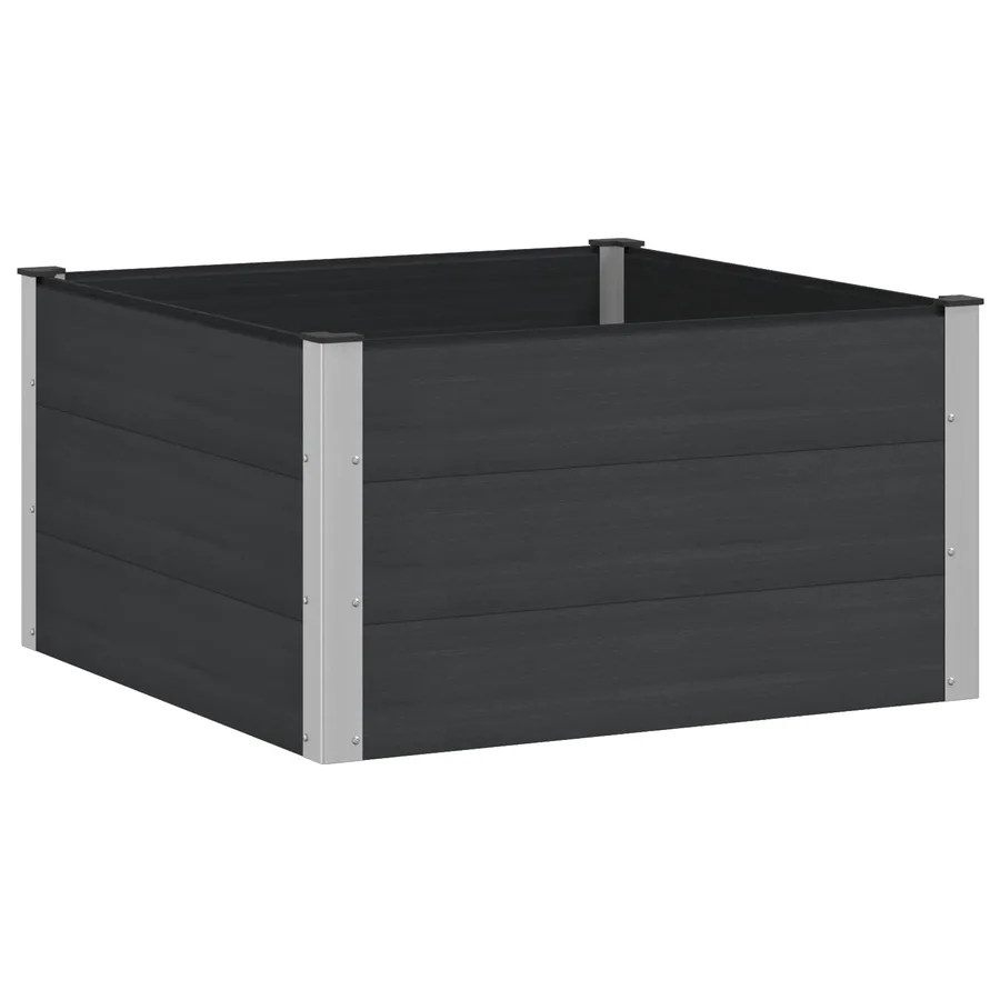 Jardinière surélevée Noir 100 x 100 x 54 cm - 2