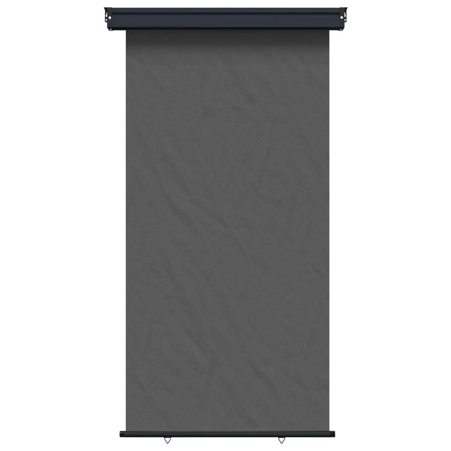 Store latéral de balcon 117 x 250 cm 100% polyester fer acier