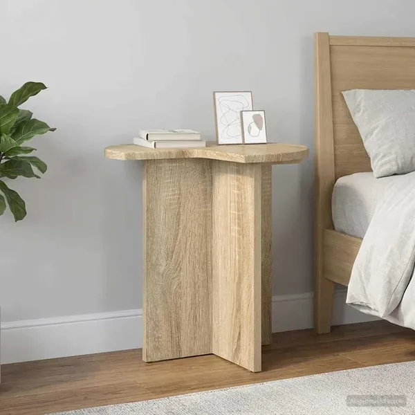 Table d'appoint Chêne Sonoma Ø 39 x 38 cm Bois d'ingénierie
