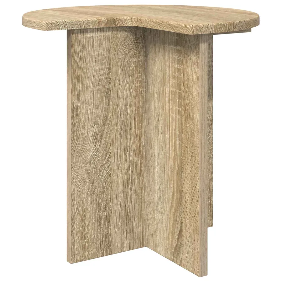 Table d'appoint Chêne Sonoma Ø 39 x 38 cm Bois d'ingénierie - 2