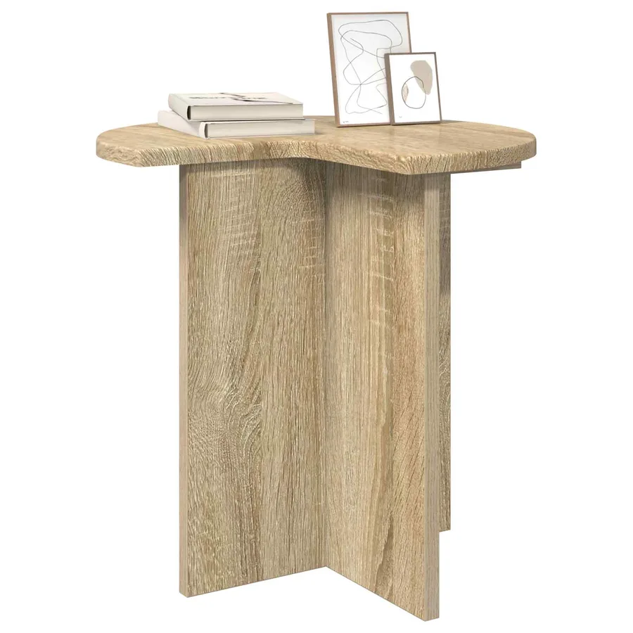 Table d'appoint Chêne Sonoma Ø 39 x 38 cm Bois d'ingénierie - 3