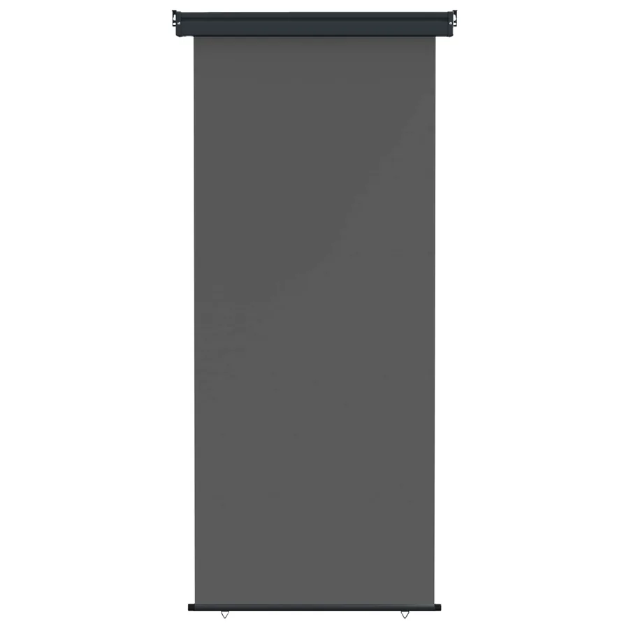 Store latéral de balcon 100 x 250 cm 100% polyester fer acier
