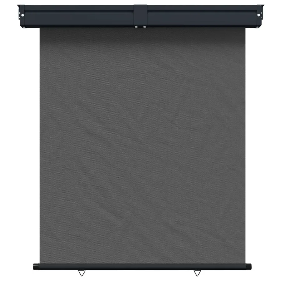Store latéral de balcon 140 x 250 cm 100% polyester fer acier - 2