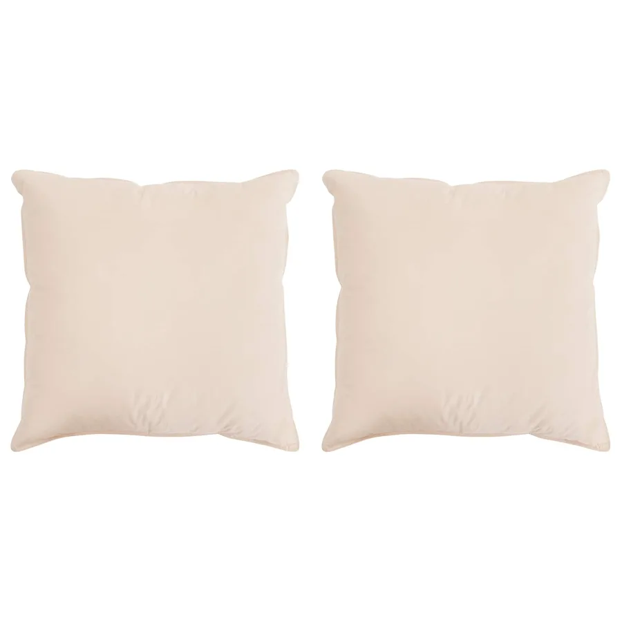 Oreiller 2 pcs Beige 40 x 40 cm Fibre de Kapok - 2