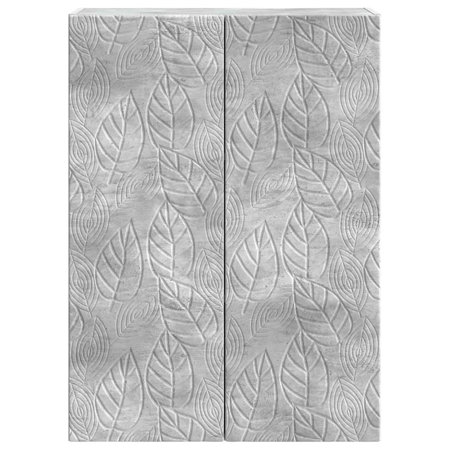 Armoire Murale Gris béton 66 x 34,5 x 90 cm Bois d'ingénierie - 4