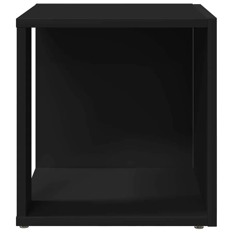 Table d'appoint Noir 33x33x34,5 cm Aggloméré - 3