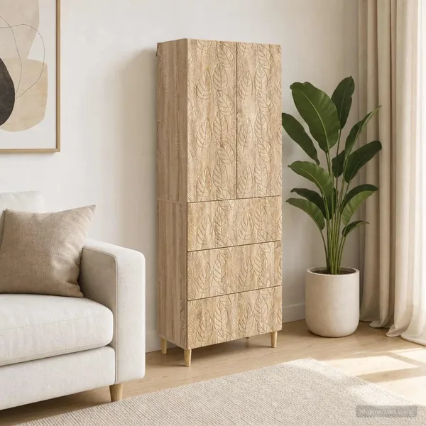 Ensemble de Meubles 2 pcs Chêne Sonoma 66 x 34,5 x 90 cm