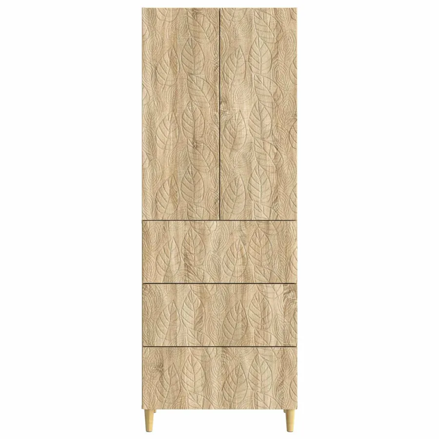 Ensemble de Meubles 2 pcs Chêne Sonoma 66 x 34,5 x 90 cm - 5