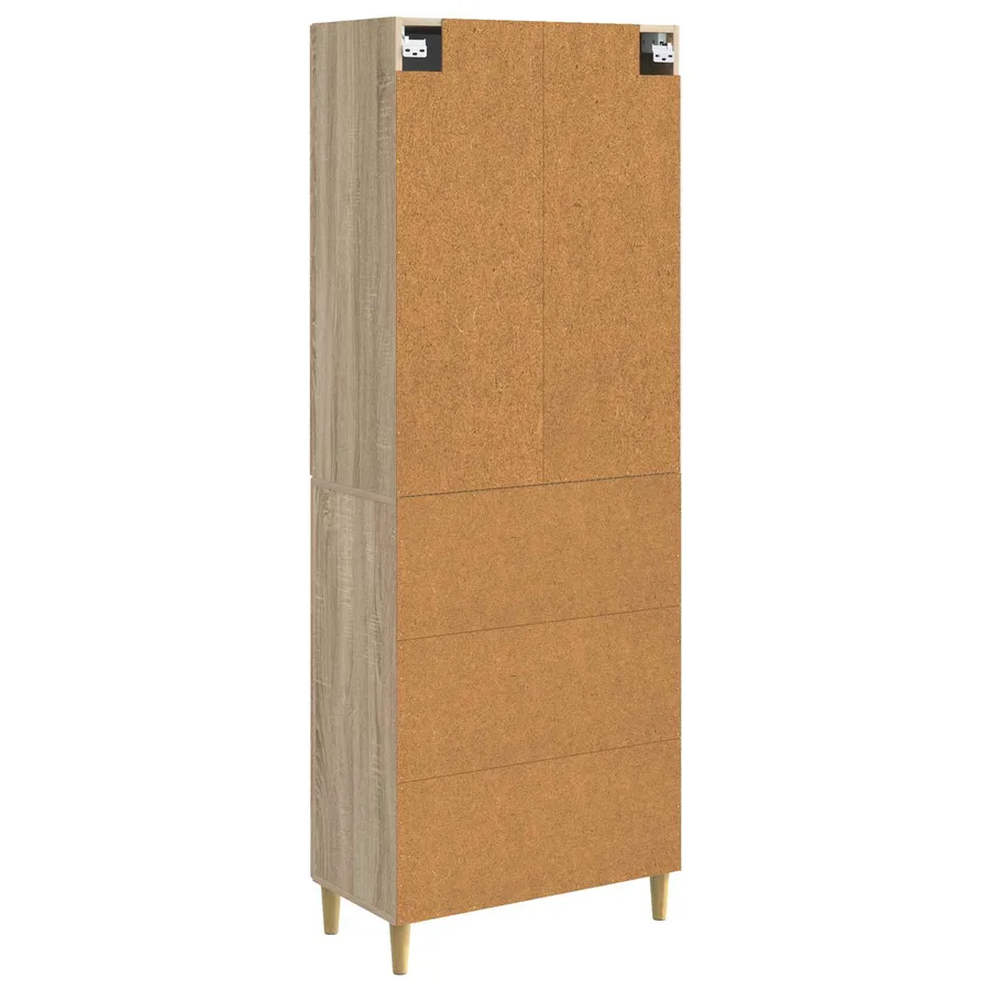 Ensemble de Meubles 2 pcs Chêne Sonoma 66 x 34,5 x 90 cm - 7