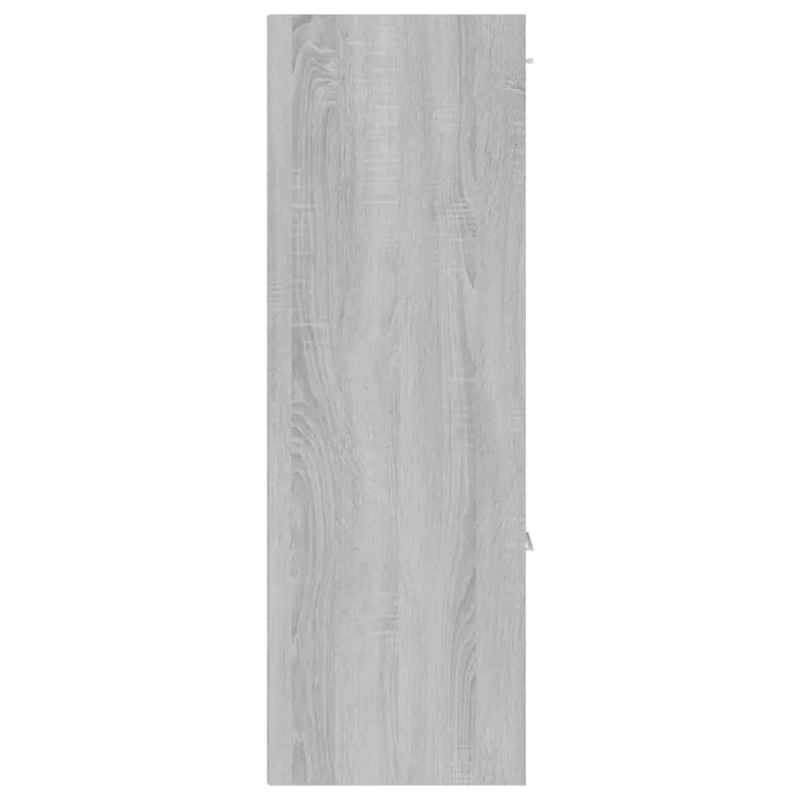 Armoire de rangement Sonoma gris 60x29,5x90 cm - 4