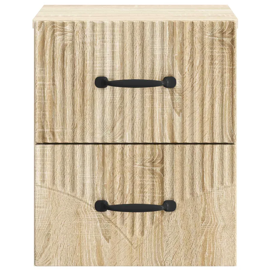 Cabinet de chevet mural Chêne Sonoma 34,5 x 33 x 40 cm - 5