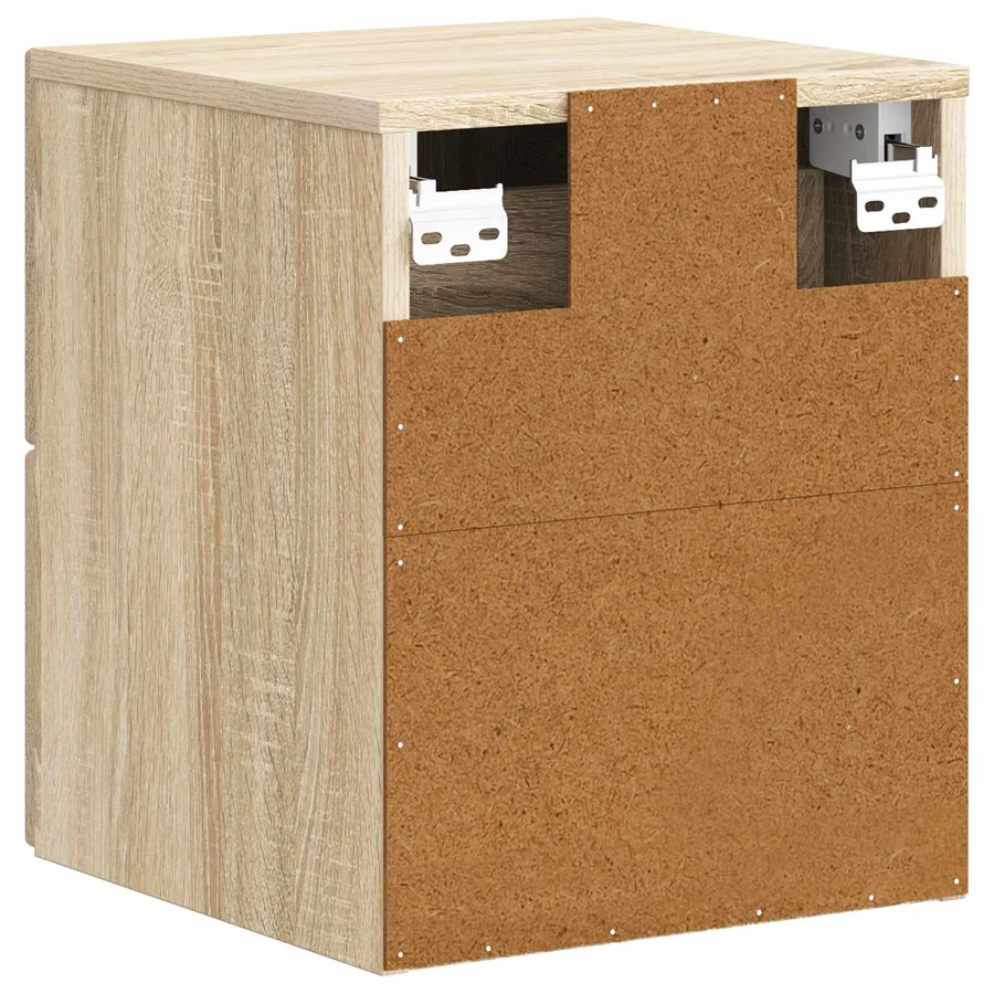 Cabinet de chevet mural Chêne Sonoma 34,5 x 33 x 40 cm - 7